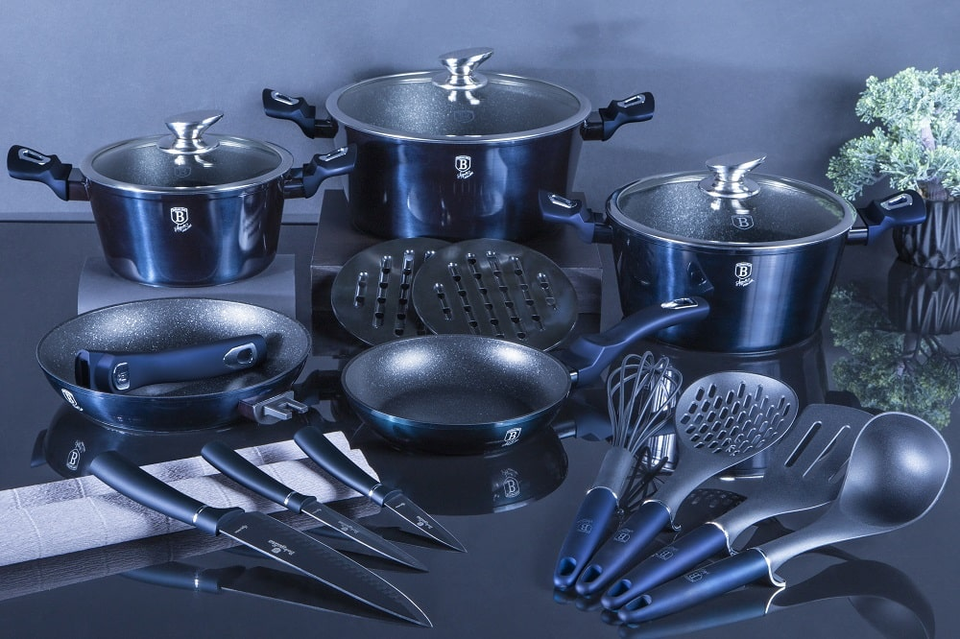 22-Piece Cookware Set Berlinger Haus BH-7183 Aquamarine