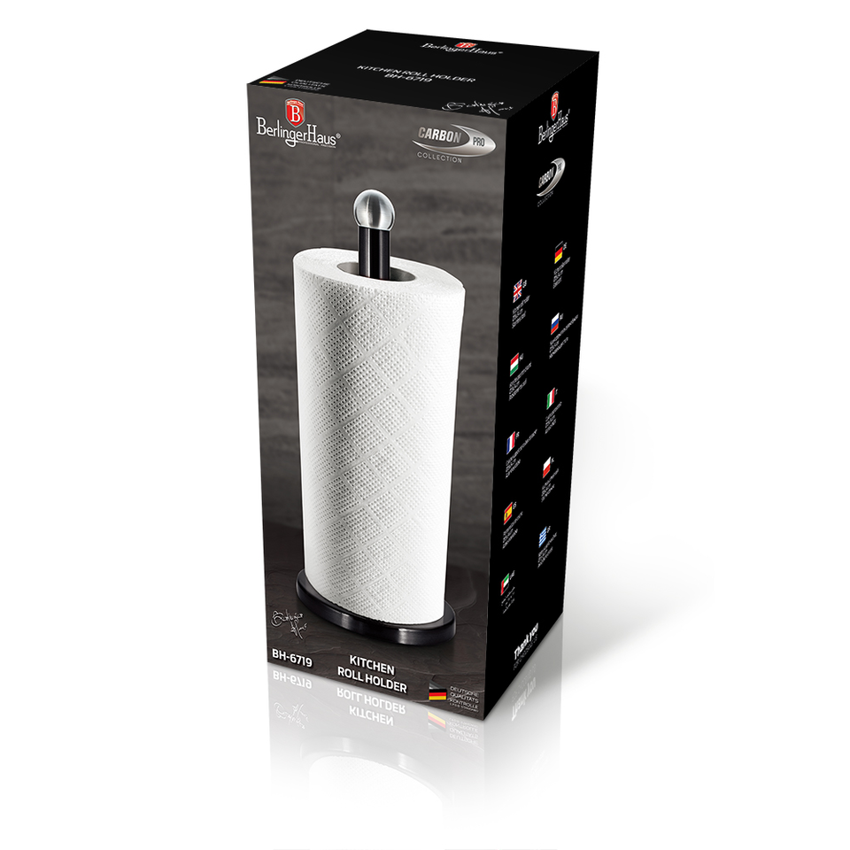 Kitchen Roll Holder Berlinger Haus BH-6719 Carbon Pro Collection