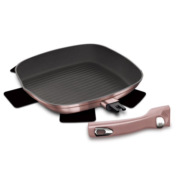 Grill Pan 28 cm Berlinger Haus BH-6086 I-Rose Collection