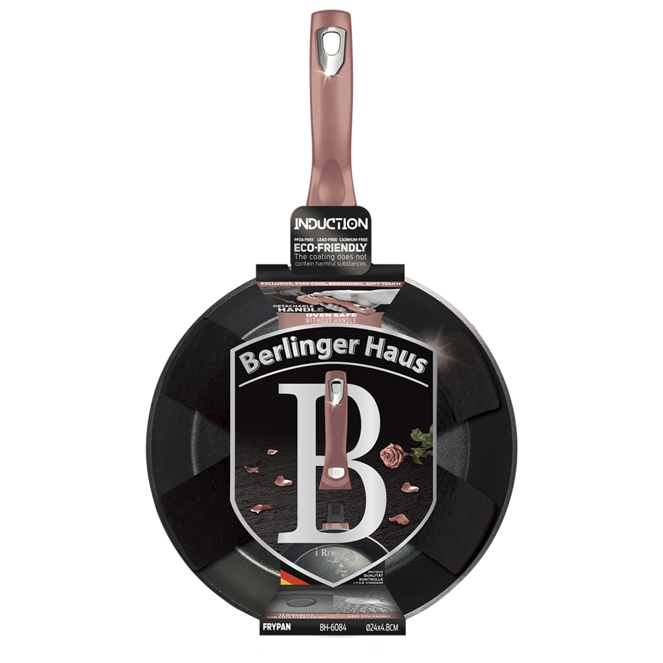 Frying Pan 28 cm Berlinger Haus BH-6085 I-Rose Collection