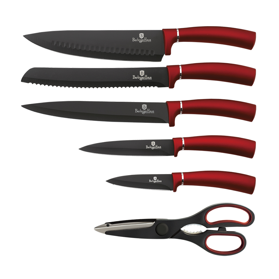 Kitchen Knife Set Berlinger Haus BH/2582 Burgundy Collection (Copy)
