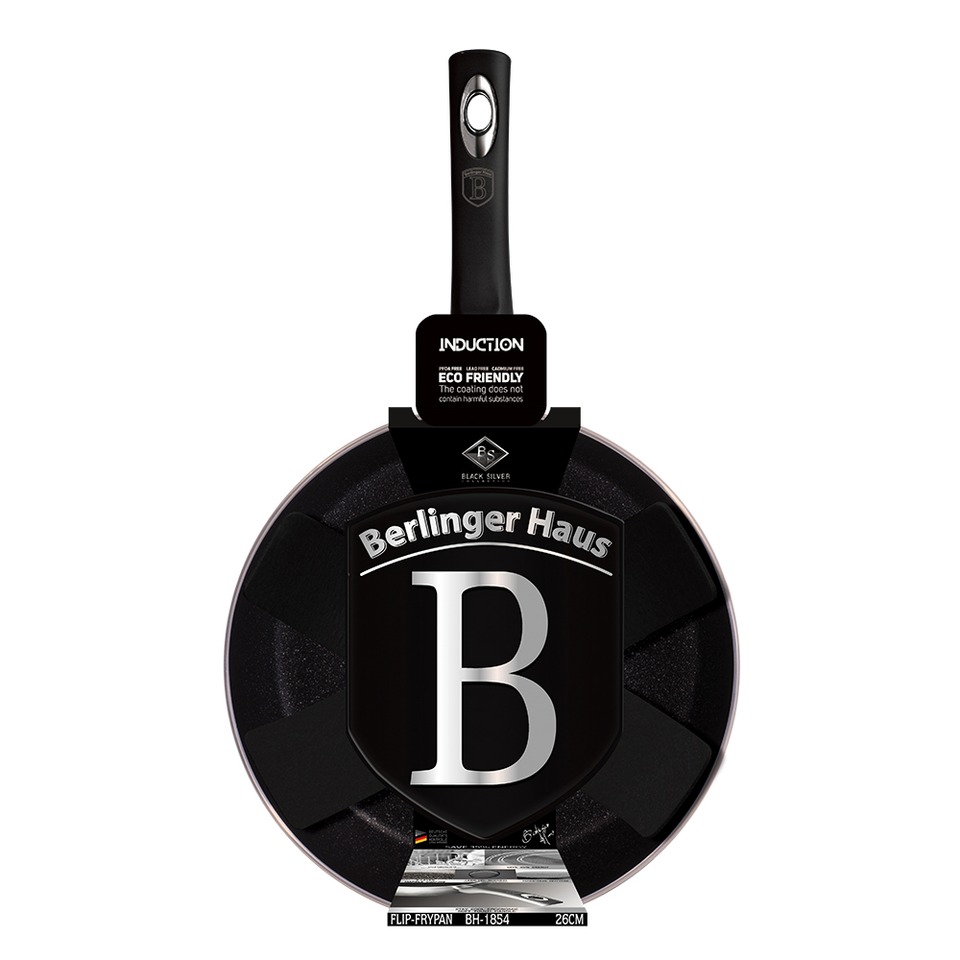 Flip Pan Berlinger Haus BH/1854 Black Silver Collection