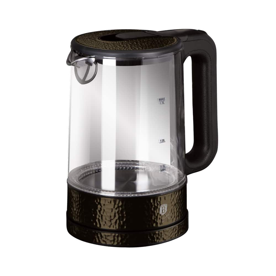 Electric Glass Kettle Berlinger Haus BH/9096 Shiny Black Collection
