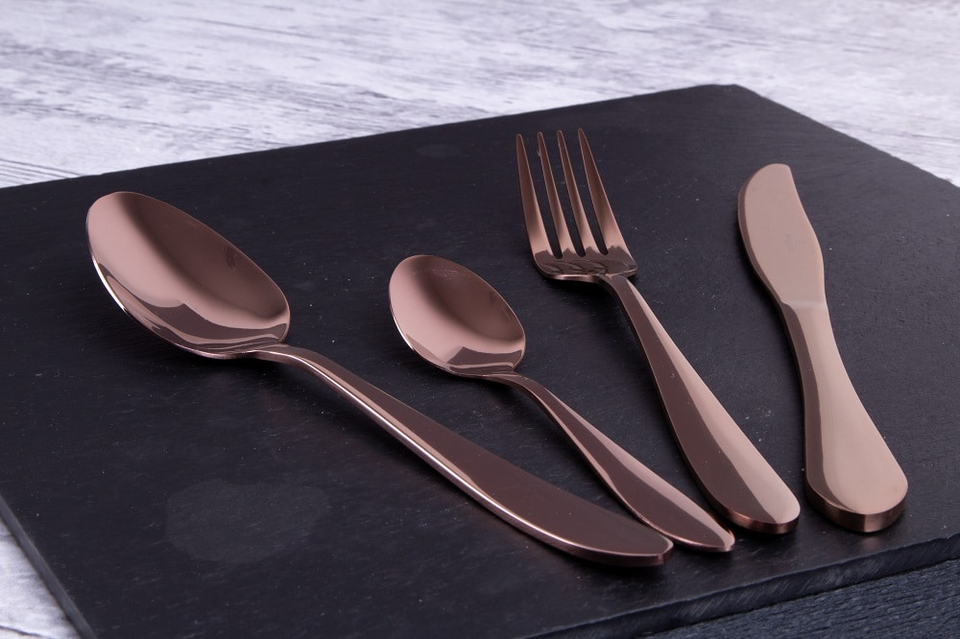 24-Piece Cutlery Set Berlinger Haus BH/2623 Mirror Rose Gold