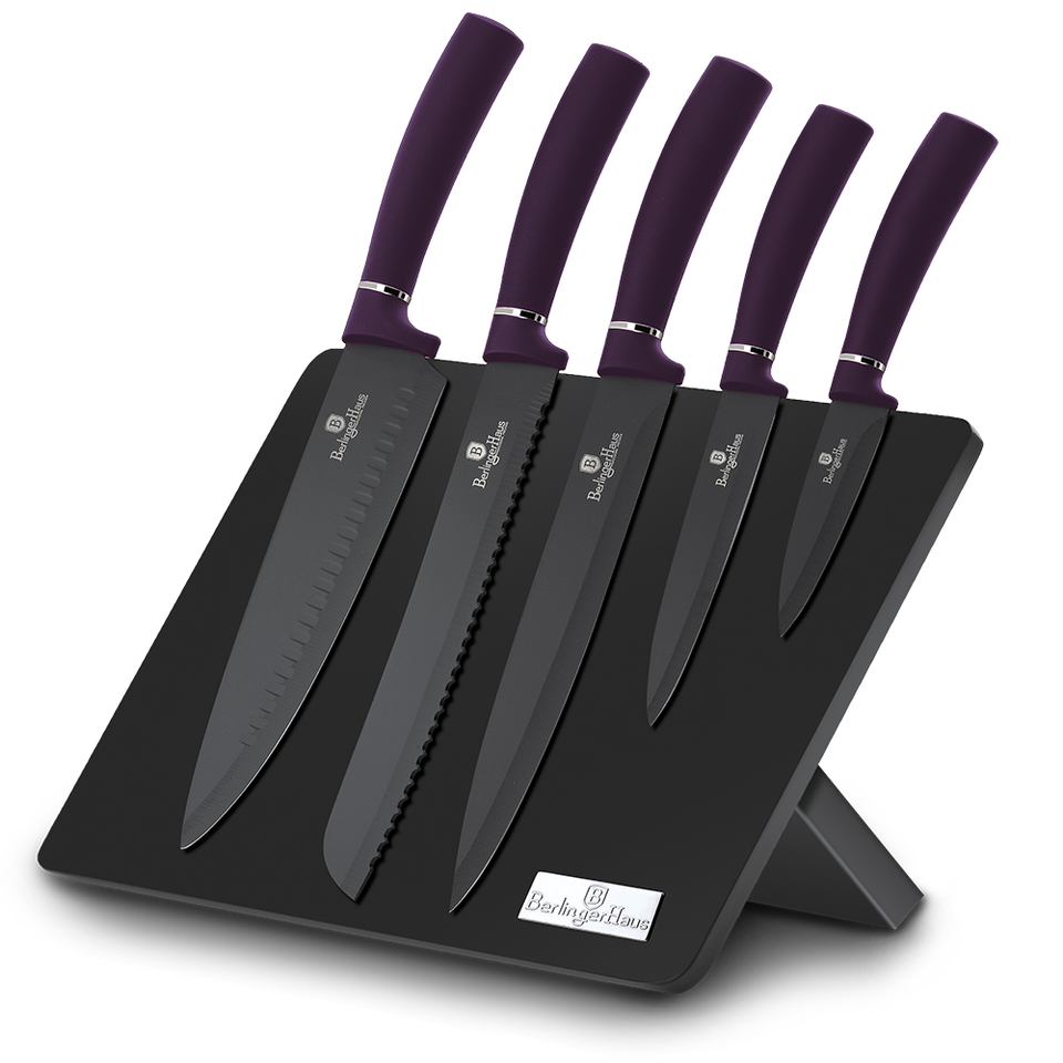 6-Piece Knife Set Berlinger Haus BH/2577 Purple Eclipse Collection
