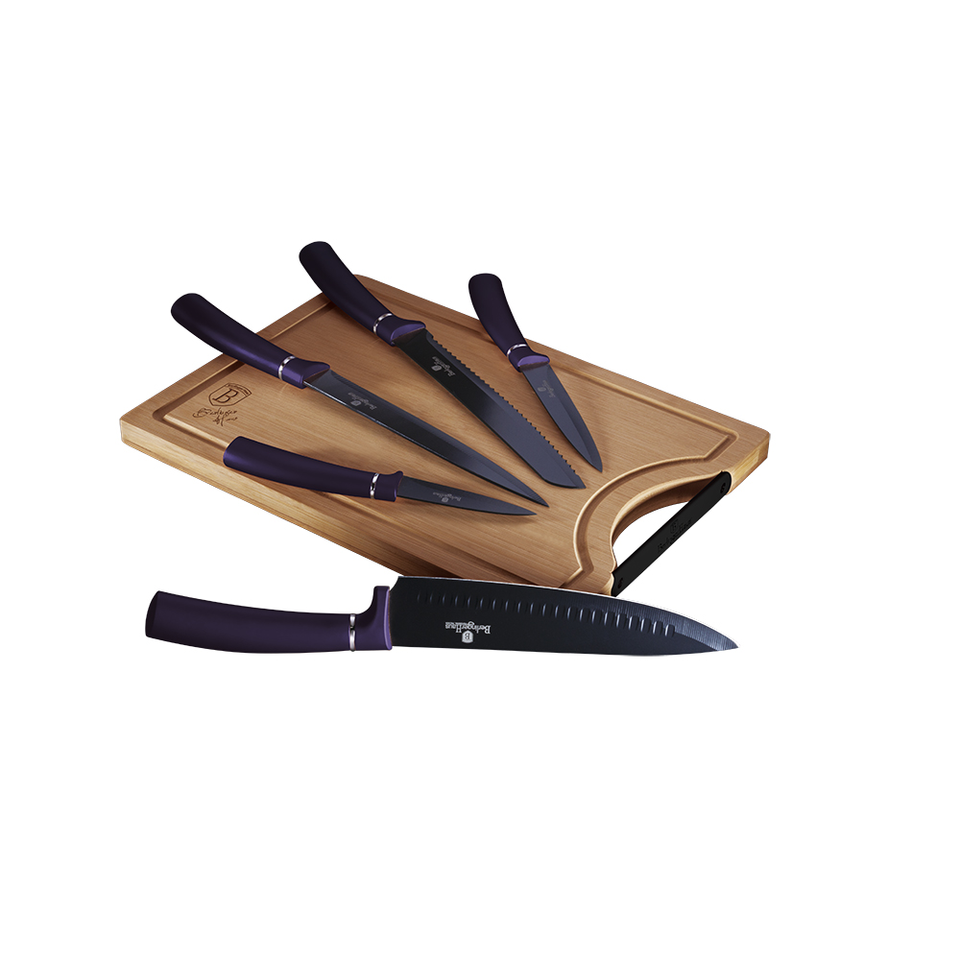 Knife Set & Bamboo Cutting Board Berlinger Haus BH/2683