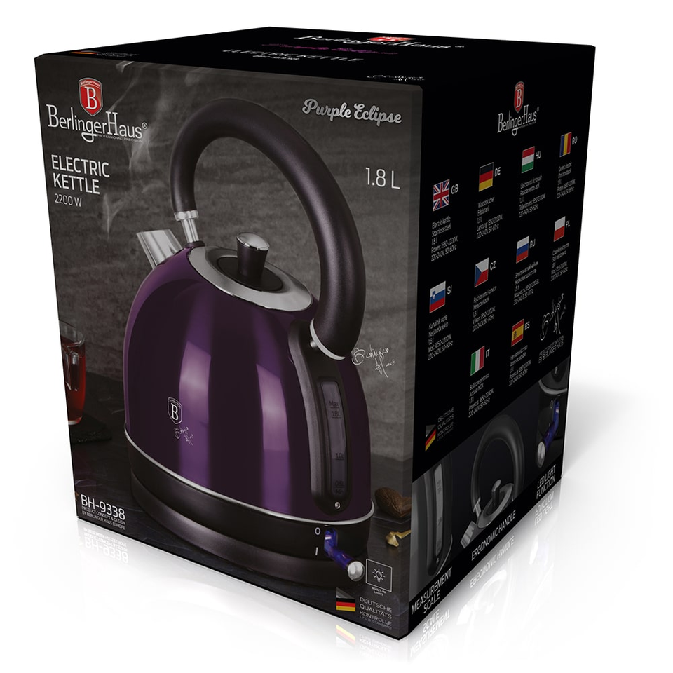 Electric Kettle Berlinger Haus BH/9338 Purple Eclipse Collection