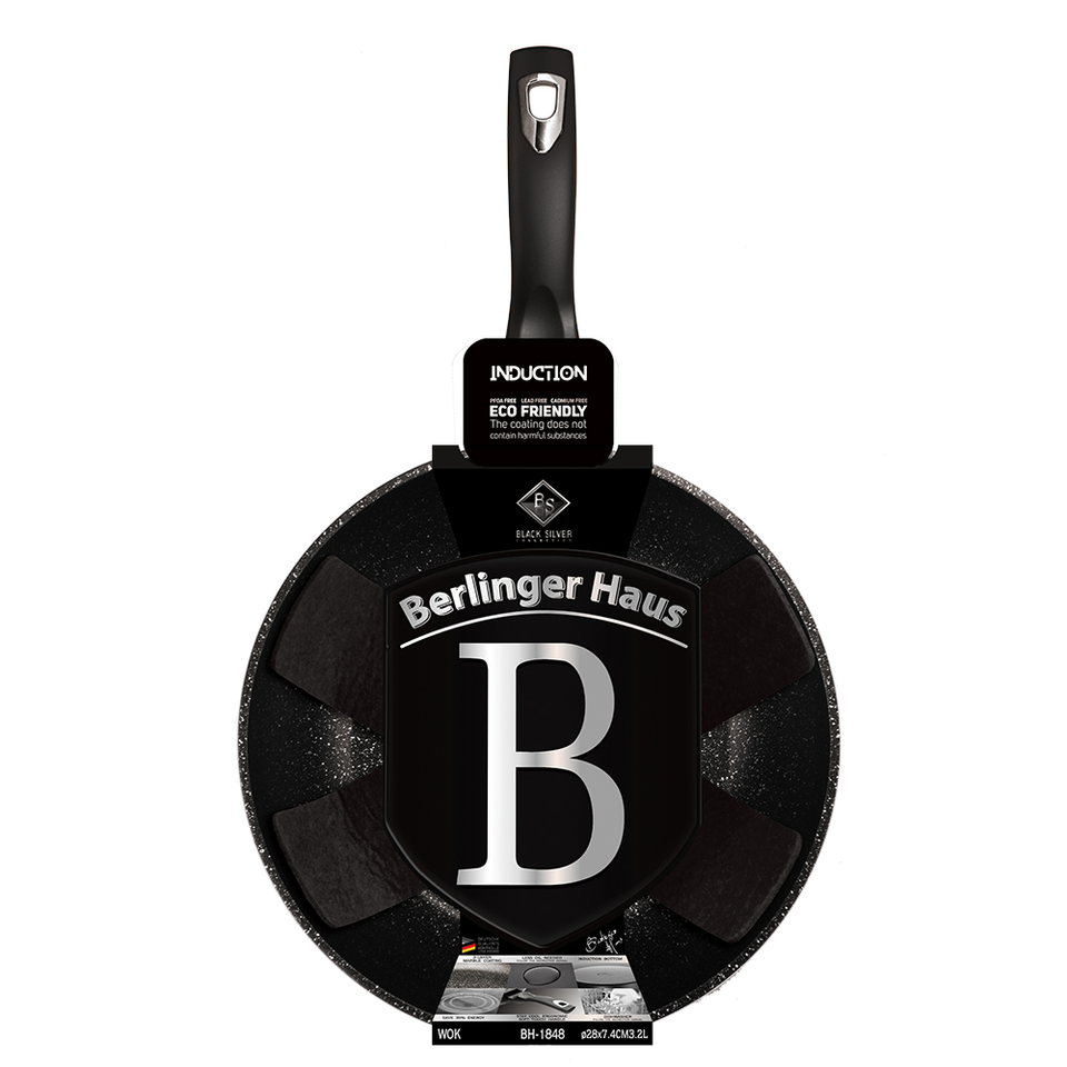 Wok 28 cm Berlinger Haus BH/1848 Black Silver Collection