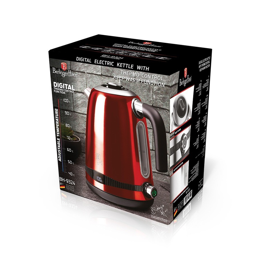 Digital Kettle BH/9324 Burgundy