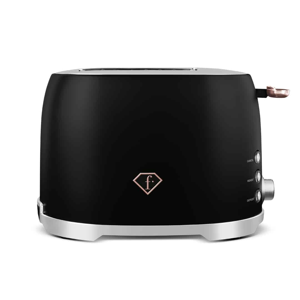 Toaster FTV0111 Black–Rose Gold – 7 Toast Levels, 850W | Fashion by Berlinger Haus