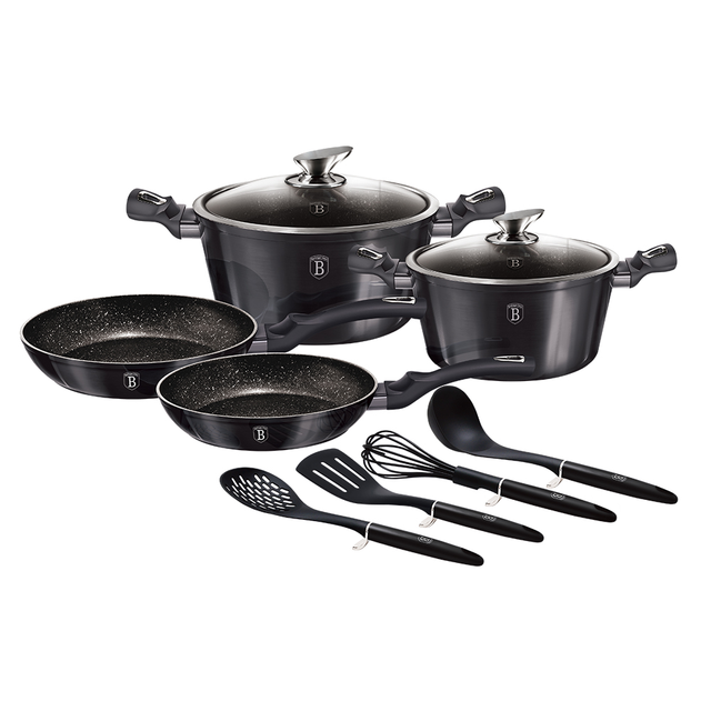 10-Piece Culinary Starter Kit Berlinger Haus BH/6917 Carbon 