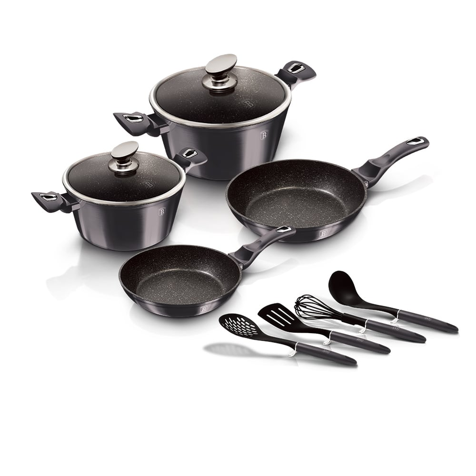 10-Piece Culinary Starter Kit Berlinger Haus BH/6917 Carbon 