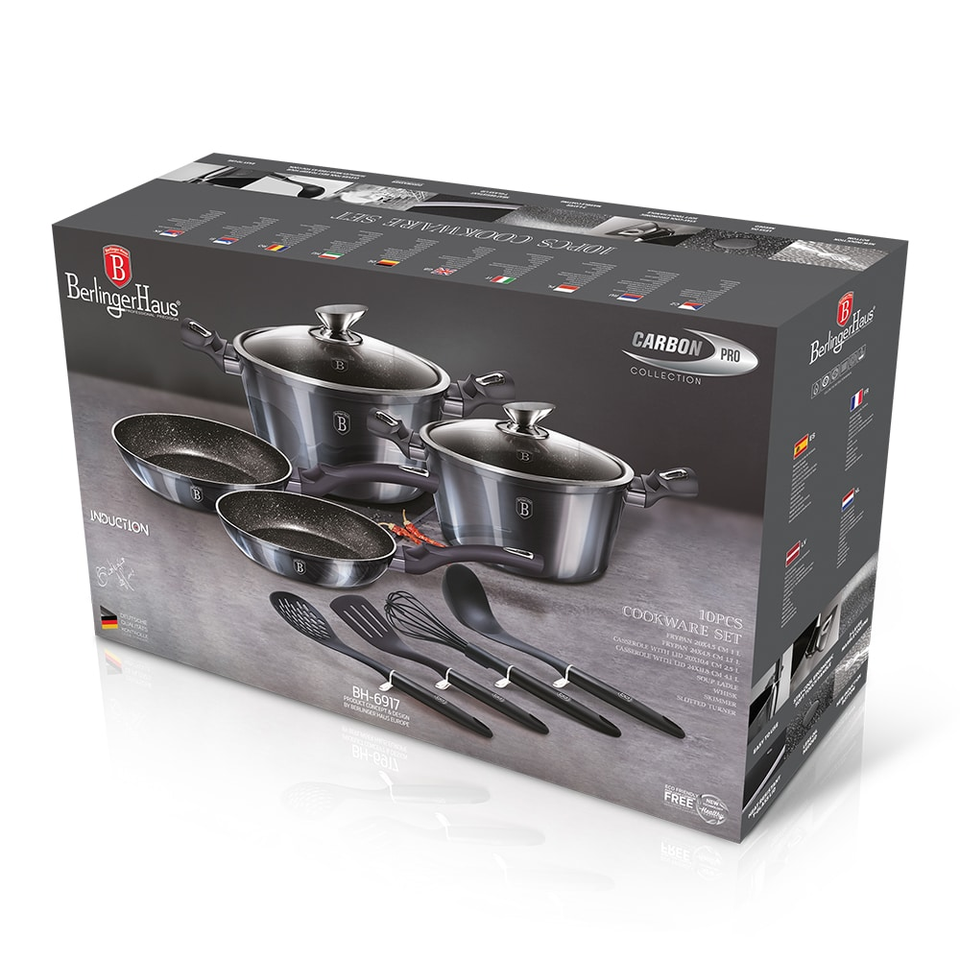 10-Piece Culinary Starter Kit Berlinger Haus BH/6917 Carbon 
