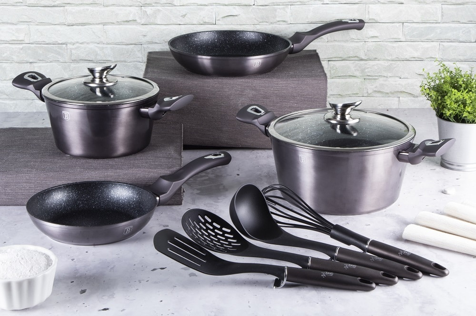 10-Piece Culinary Starter Kit Berlinger Haus BH/6917 Carbon 