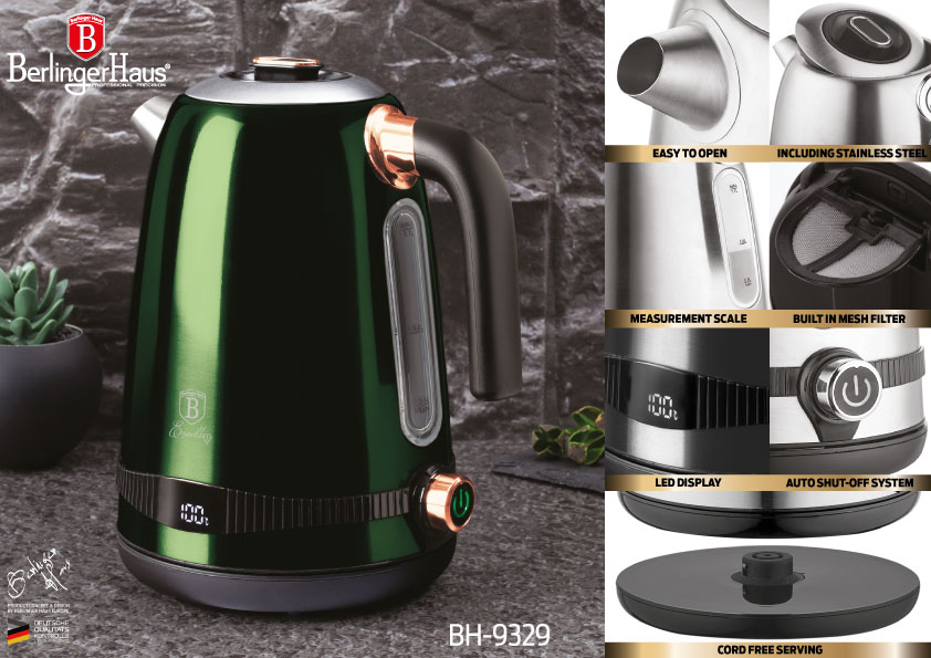 Kettle Berlinger Haus BH-9329 Emerald Collection