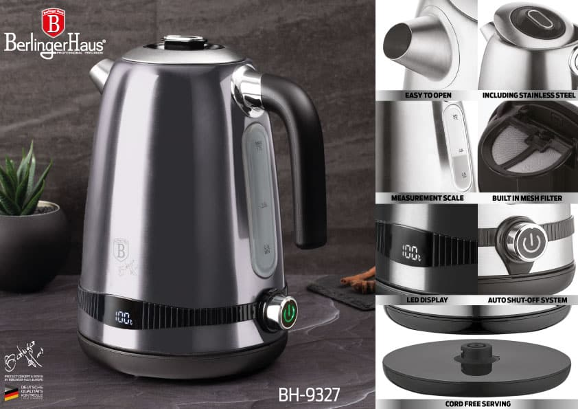 Kettle Berlinger Haus BH-9327 Carbon Pro Collection