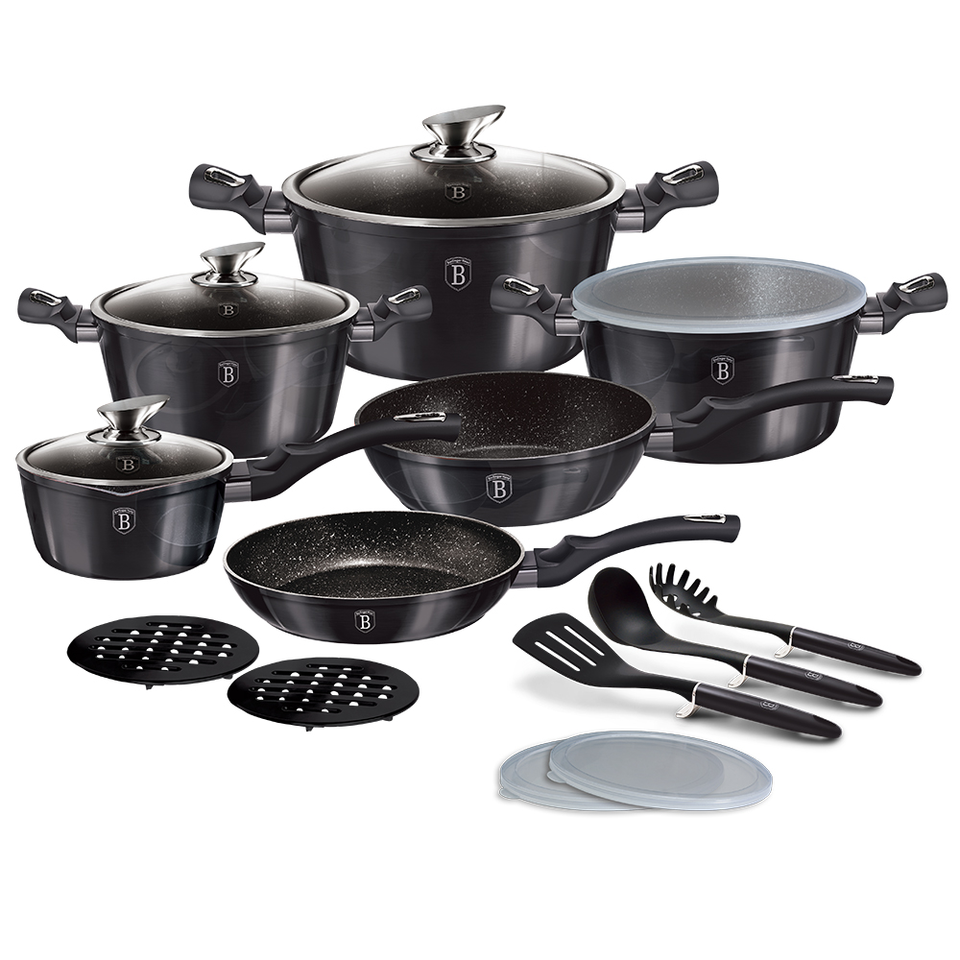 18-Piece Cookware Set Berlinger Haus BH-6887 Carbon Pro Edition