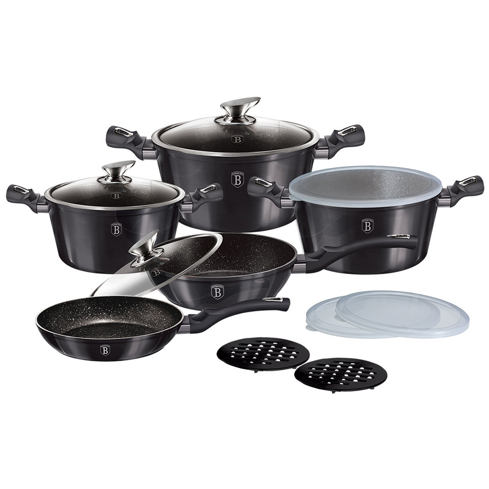 13-Piece Cookware Set Berlinger Haus BH-6886 Carbon Pro Edition