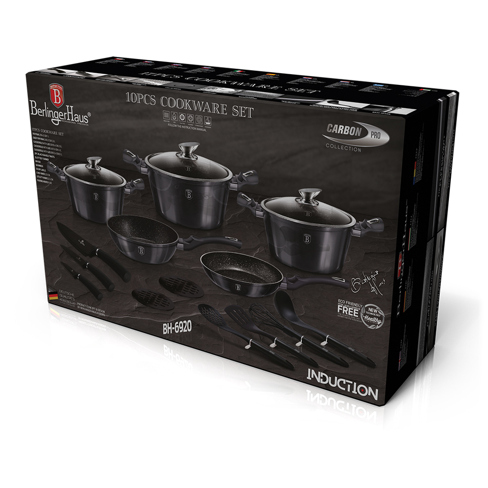 18-Piece Cookware Set Berlinger Haus BH-6887 Carbon Pro Edition