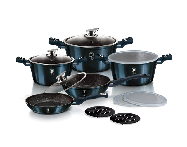 13-Piece Cookware Set Berlinger Haus BH-7031 Aquamarine Collection