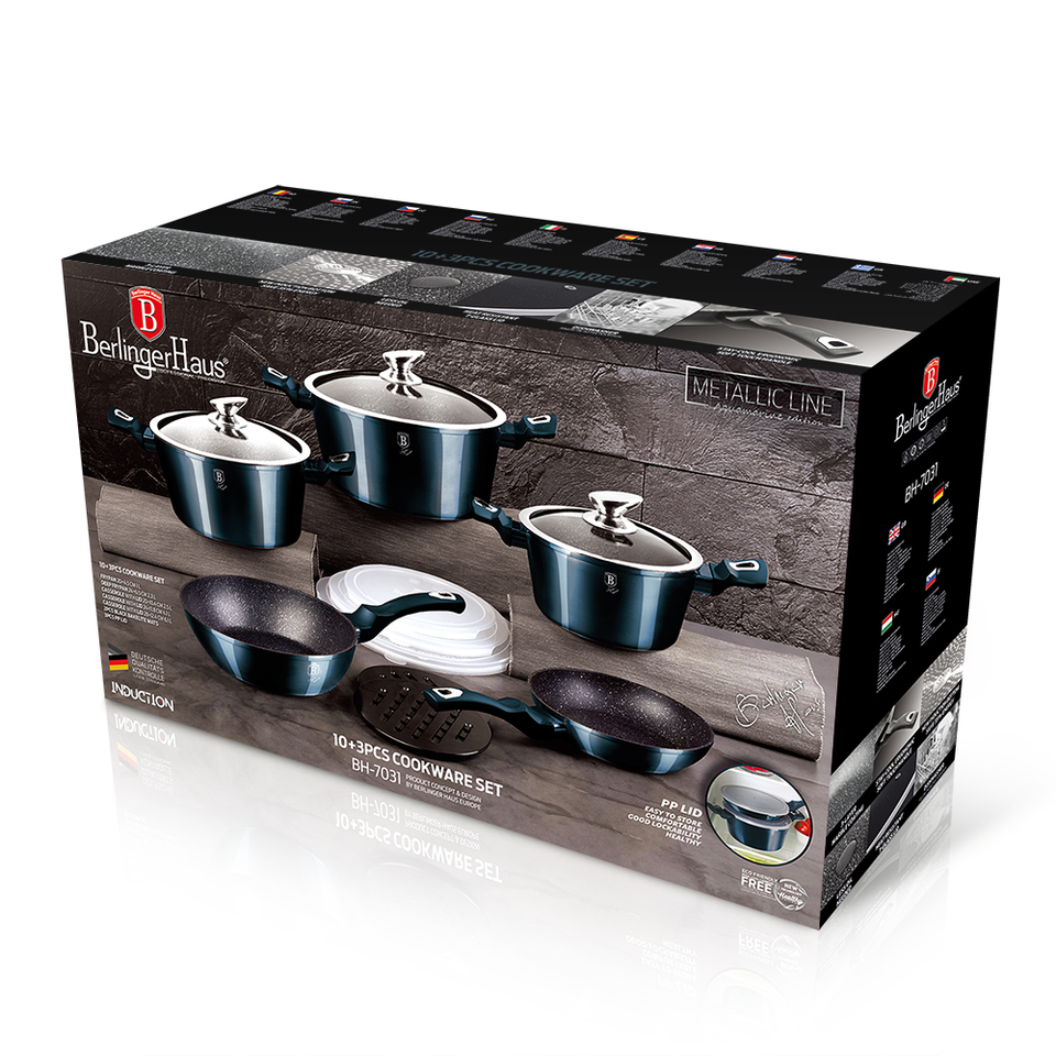 13-Piece Cookware Set Berlinger Haus BH/7031 Aquamarine Collection