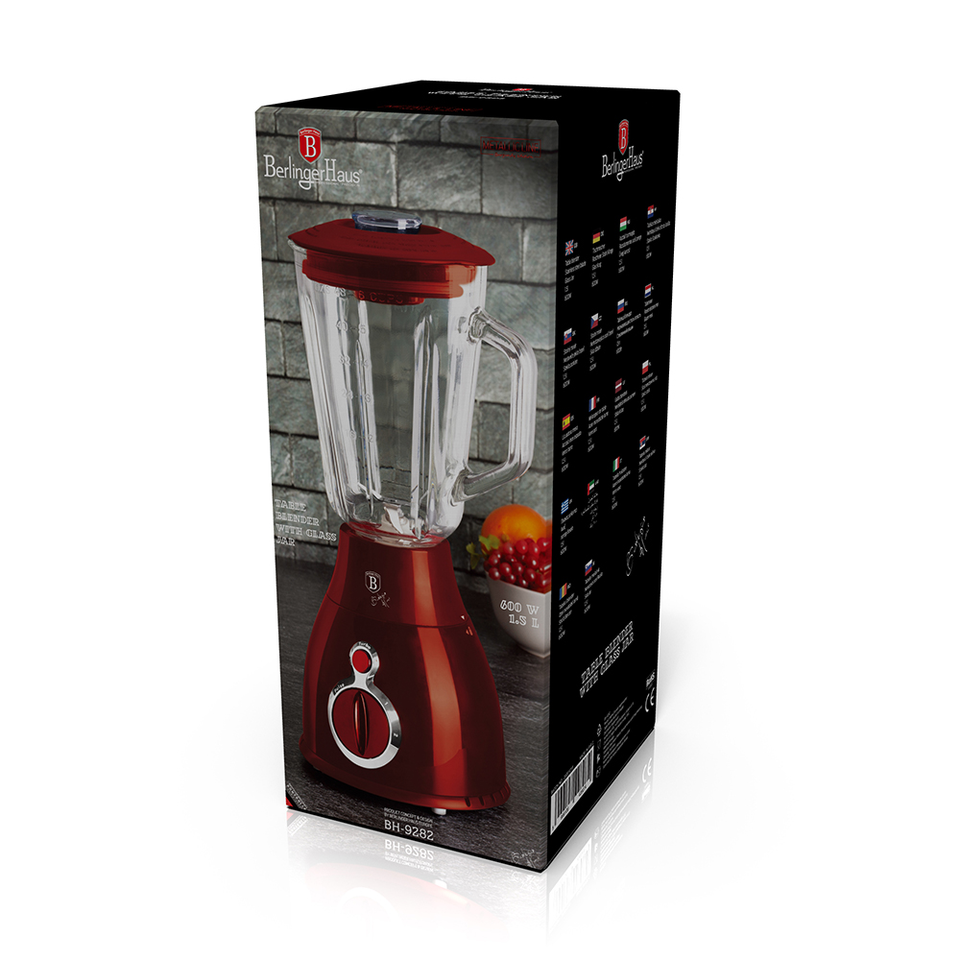 Table Blender Berlinger Haus BH-9282 Burgundy Collection