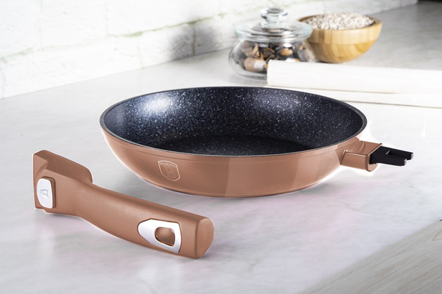 Frying Pan 28 cm Berlinger Haus BH-1949 Rose Gold Collection