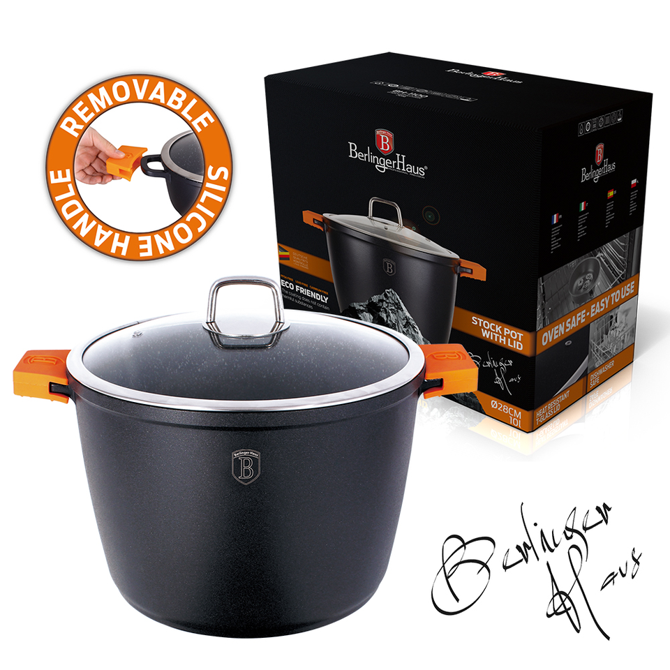Stock Pot 24 cm Berlinger Haus BH/1100N Granite Diamond Line