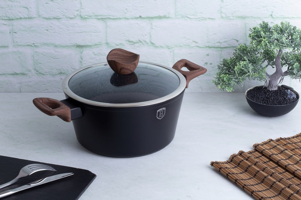 Medium Casserole 24 cm Berlinger Haus BH/1717 Ebony