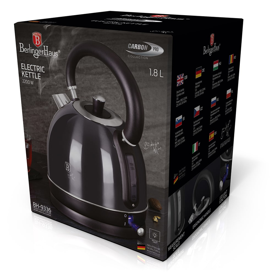 Electric Kettle Berlinger Haus BH/9336 Carbon Pro Collection 