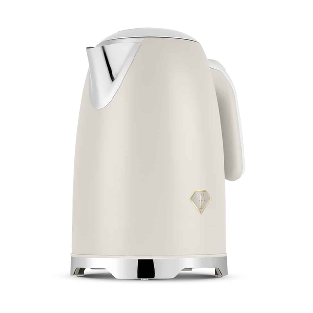 Fast Boiling Electric Kettle 1.7L | 2200W | Cream–Gold FTV0152 Berlinger Haus