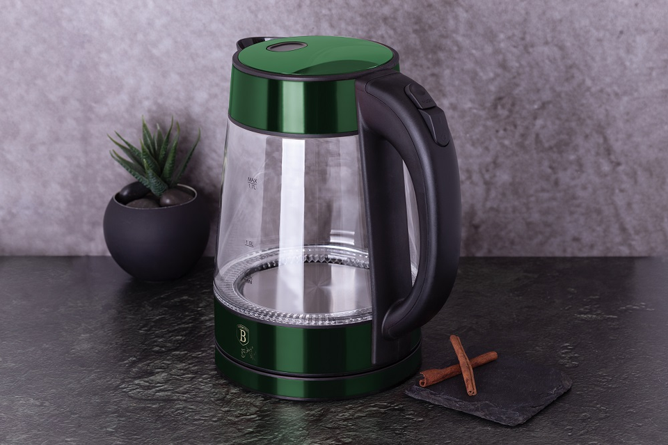 Electric Glass Kettle Berlinger Haus BH/9123 Emerald Collection