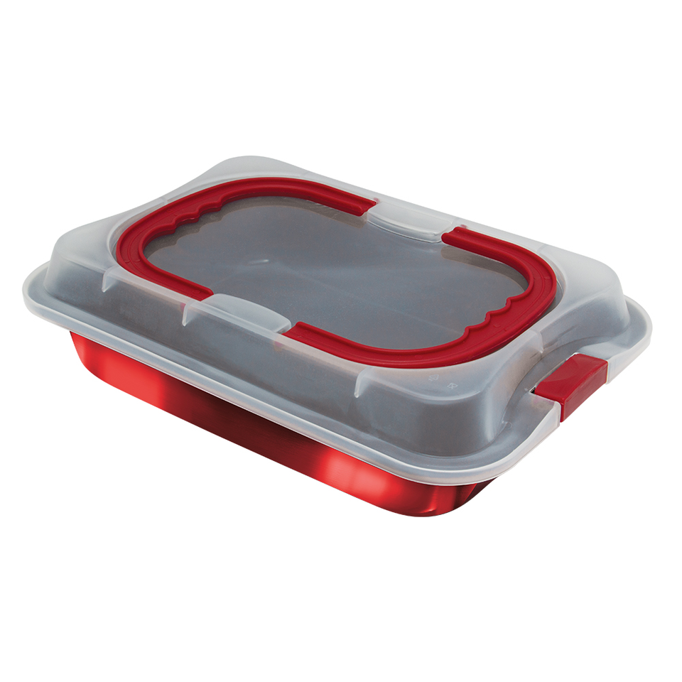 Oblong Roaster with Lid Berlinger Haus BH/7862 Burgundy