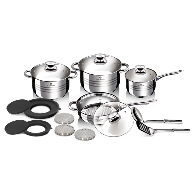 15-Piece Cookware Set Blaumann BL/3197 Gourmet Line