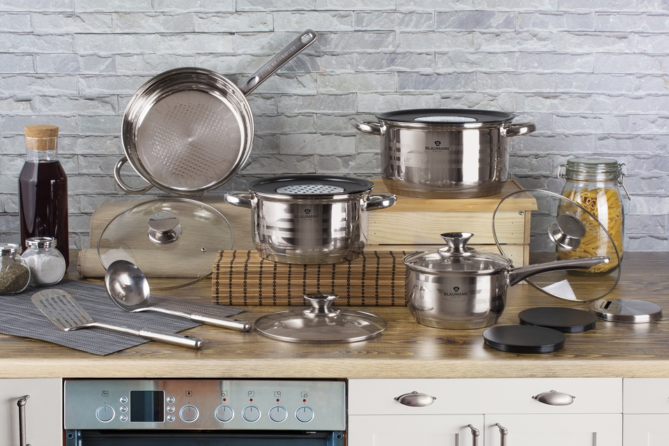15-Piece Cookware Set Blaumann BL/3197 Gourmet Line