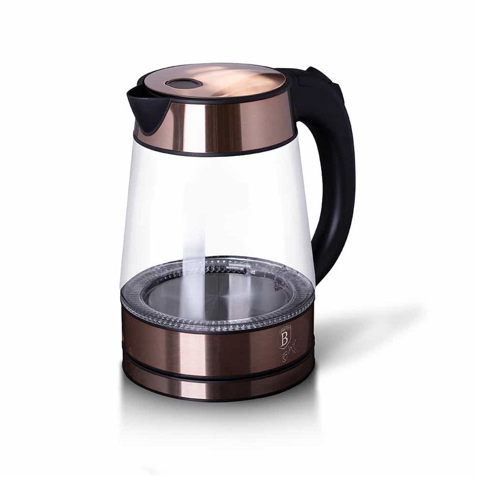 Electric Glass Kettle Berlinger Haus BH-9121 Rose Gold Collection