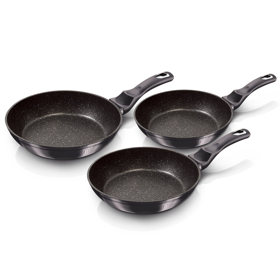 3-Piece Frying Pan Set Berlinger Haus BH/6903 Carbon