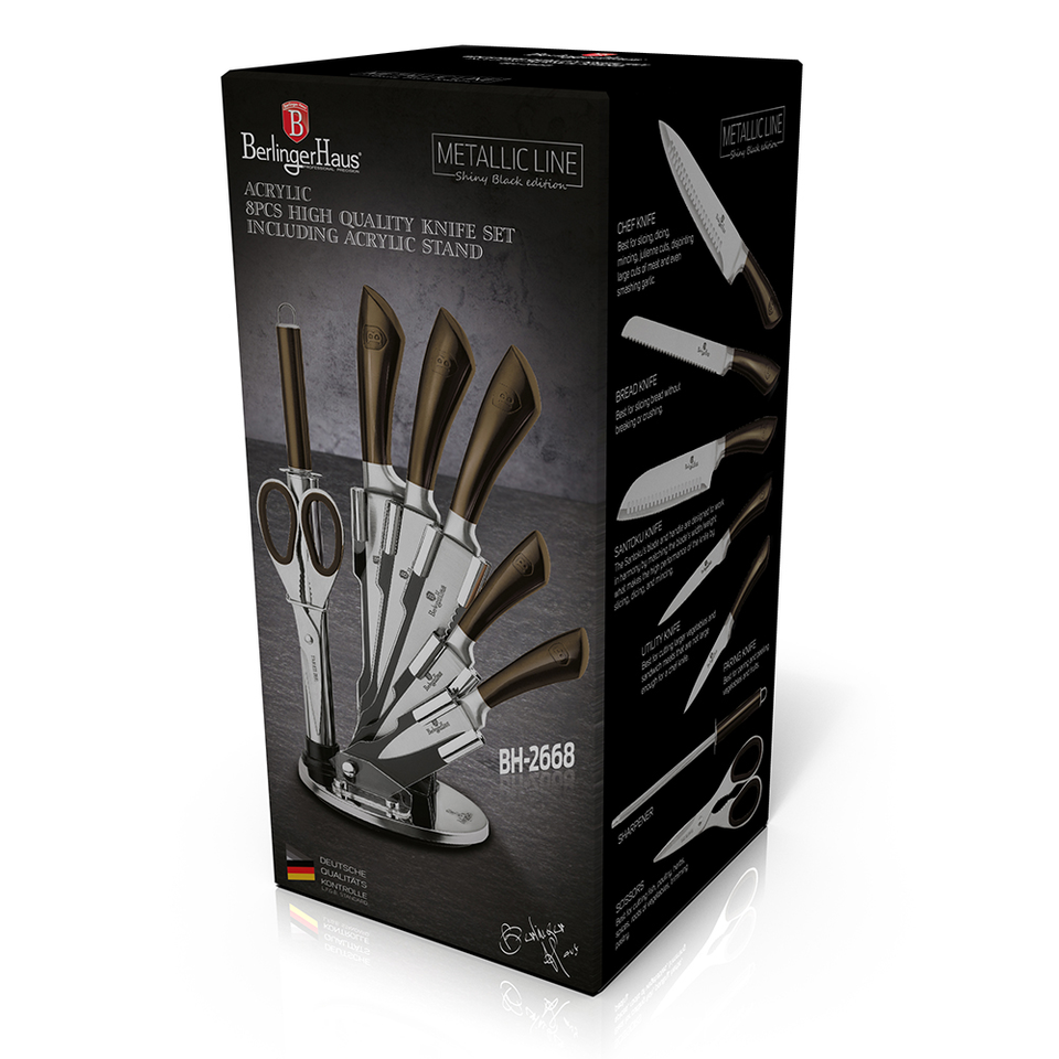 8-Piece Knife Set Berlinger Haus BH/2668 Black