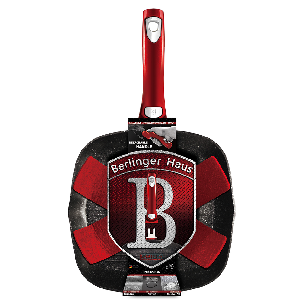 Grill Pan with Removable Handle Berlinger Haus BH/1947  