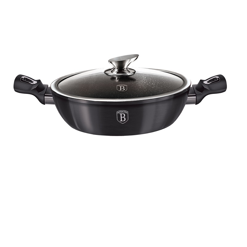Shallow Pot 24 cm Berlinger Haus BH/6897 Carbon Pro Collection