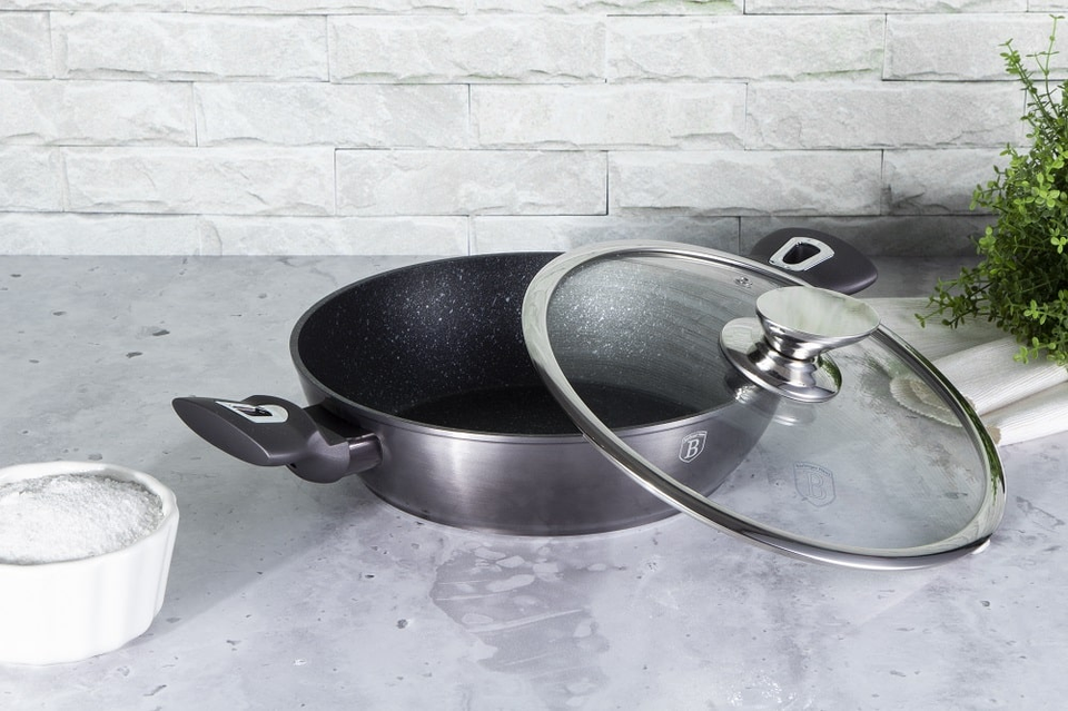 Shallow Pot 24 cm Berlinger Haus BH/6897 Carbon Pro