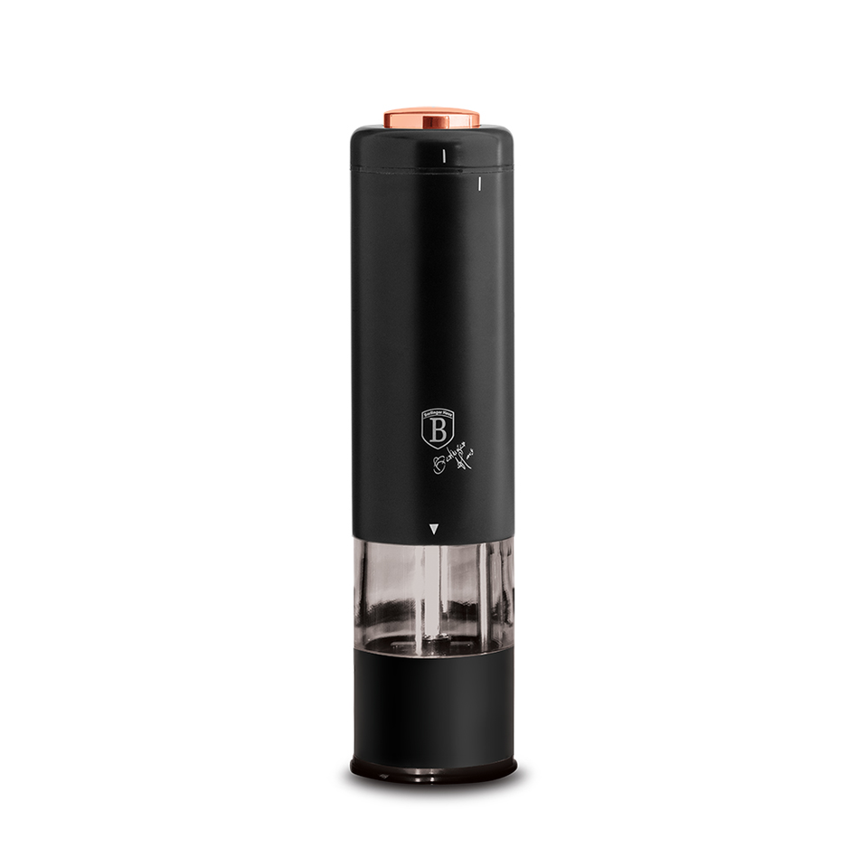 Electric Salt & Pepper Mill Berlinger Haus BH/9287 Black Rose Collection