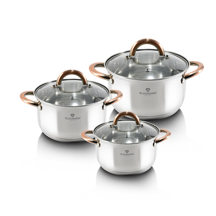6-Piece Cookware Set Blaumann BL/3247 Gourmet Line