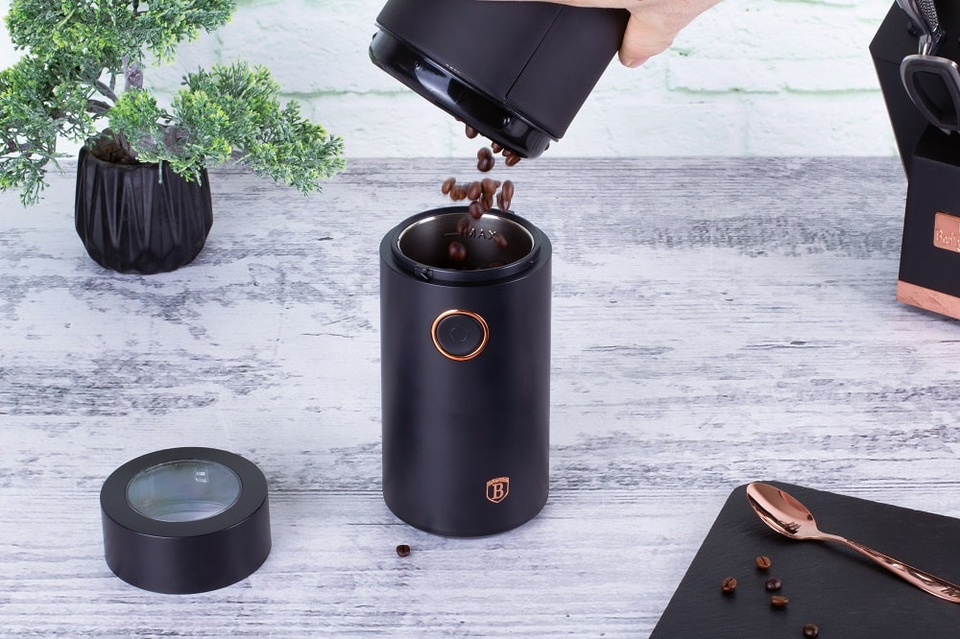 Electric Coffee Grinder Berlinger Haus BH/9153 Black Rose