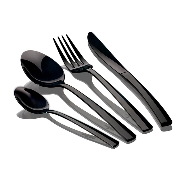 24-Piece Cutlery Set Berlinger Haus BH/2346 Mirror Black