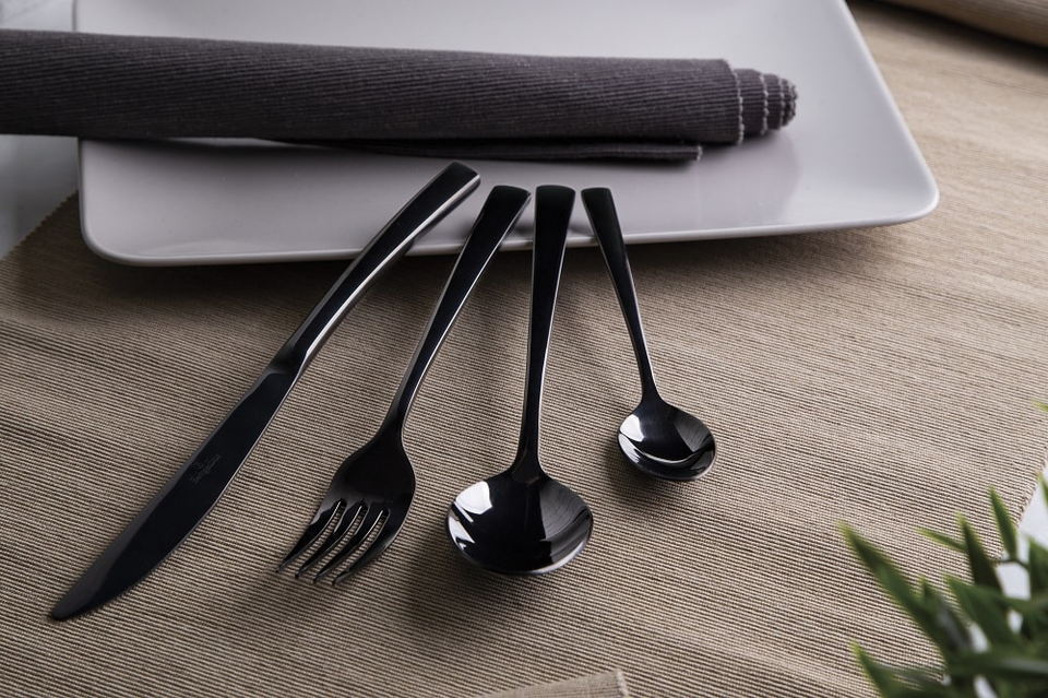 24-Piece Cutlery Set Berlinger Haus BH/2346 Mirror Black