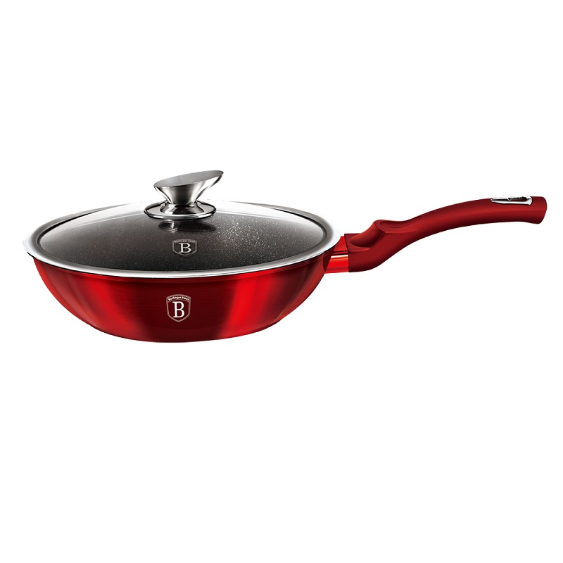 Wok 28 cm Berlinger Haus BH/1265N Metallic Burgundy Line