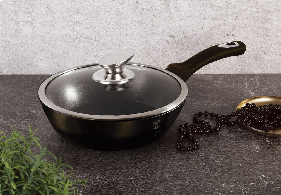Deep Frypan 24 cm Berlinger Haus BH/6607 Shiny Black