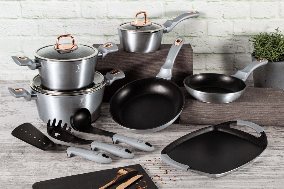 14-Piece Cookware Set Berlinger Haus BH/6021 Moonlight Collection
