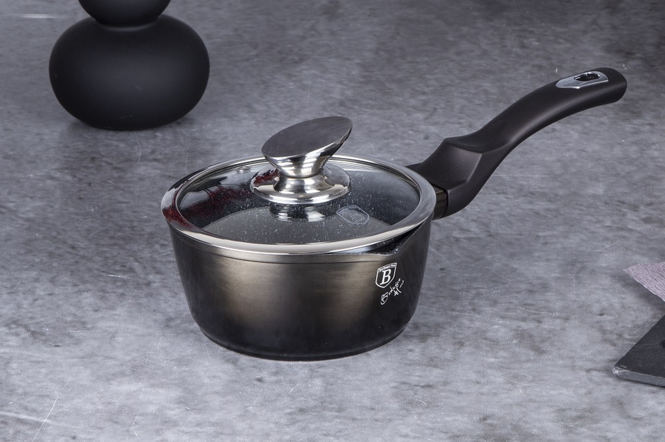Saucepan with Lid Berlinger Haus BH/6603 Black
